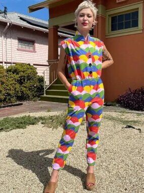 Nooworks Multicolor Retro Wave Jumpsuit